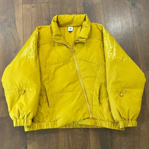 Cabi Puff Piece Acid Yellow Puffer Jacket XL – Limited Edition